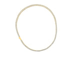 FAX Jewelry | 'Celeste' Tennis Chain Necklace | 3mm Gold