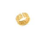 FAX Jewelry 'Rock Solid Love' Adjustable Gold Band Ring 