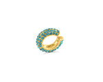 FAX Jewelry | 'Shine Bright' Turquoise and Gold Ear Cuff 
