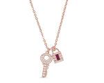 FAX Jewelry | Lockdown Rose Gold and Ruby Necklace